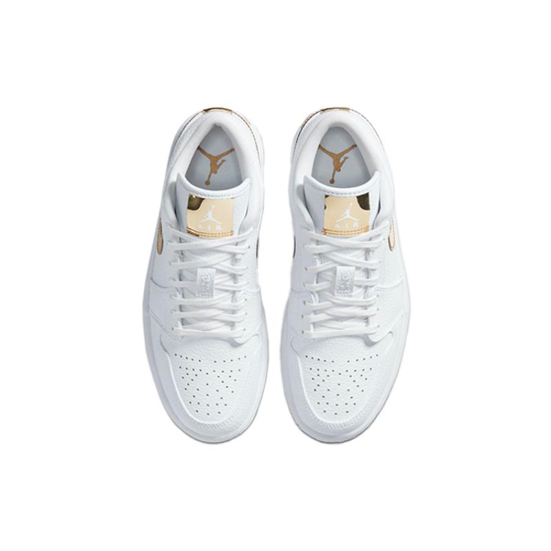 Air Jordan 1 Retro Low 'White Metallic Gold' Damen Jordan CZ4776-100
