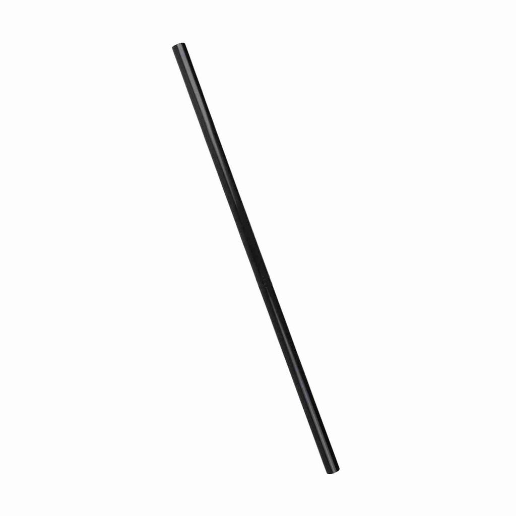 22MM Motorcycle Retro Flat Handlebar Straight Handle Bar Black