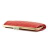 Essence of Poison OSANPO Series Long Wallet with Clasp Cowhide Women's Closure, Leather, DES-3504 (Pink)