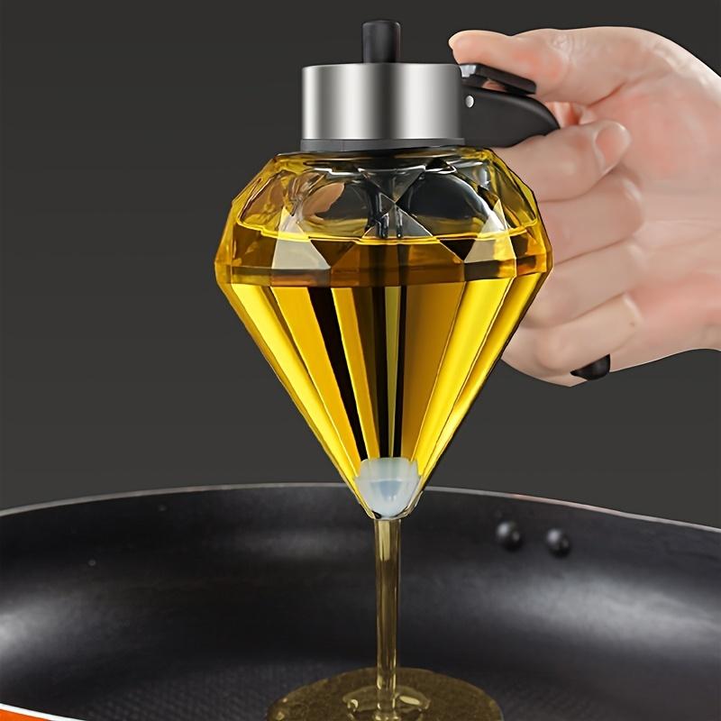 Ein Honigspender aus Glas für Olivenöl, exquisite Sirup- und Zuckerdosen, Salzbehälter, ein tropffreier Honigspender,