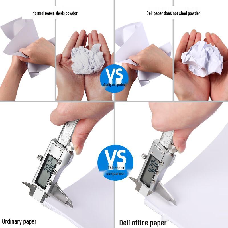 Deli A4 70gsm Copy Paper, 500 Sheets per Ream, Box