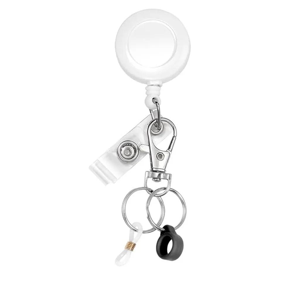 NEW Retractable Pen Holders Multi-functional Universal Pen Clips Badge Holders Gift