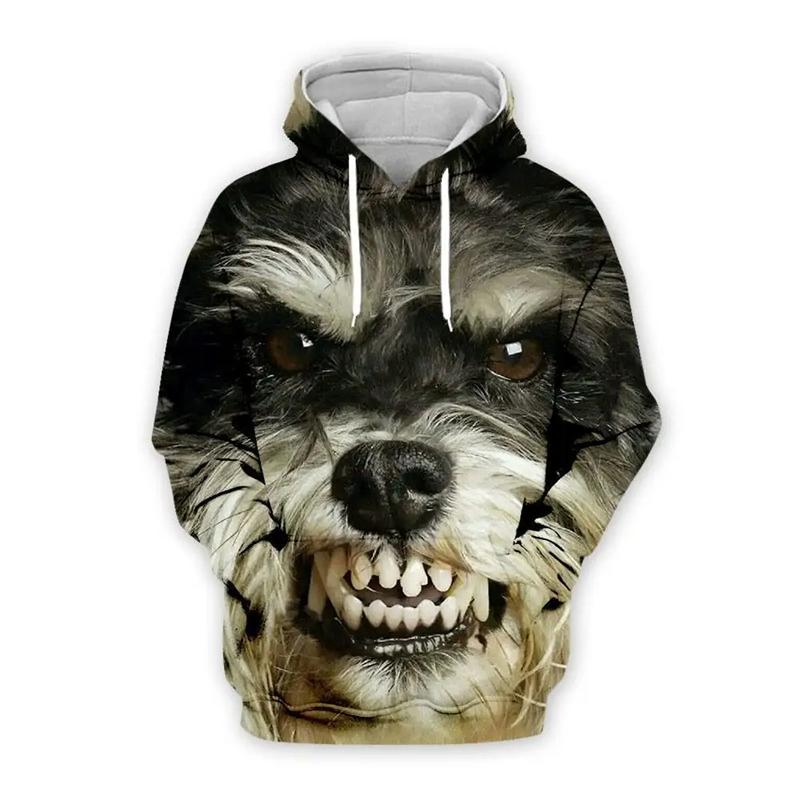 Funny Husky 3D Printed Hoodies For Men Clothes Cute Animal Dog Graphic Sweatshirts Casual Streetwear Women Pullovers Tracksuit