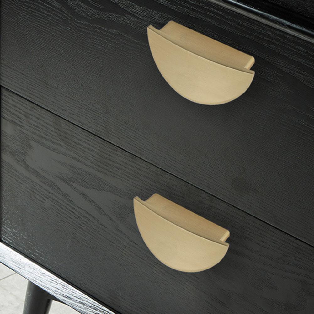 2PCS Handles 80mmx37mmx20mm Brass Gold Drawer Handle