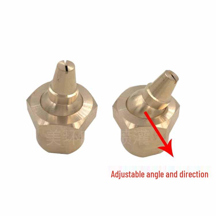 Adjustable All-Copper Mist Fan-Shaped Nozzle Sprayer for Agriculture and Industry