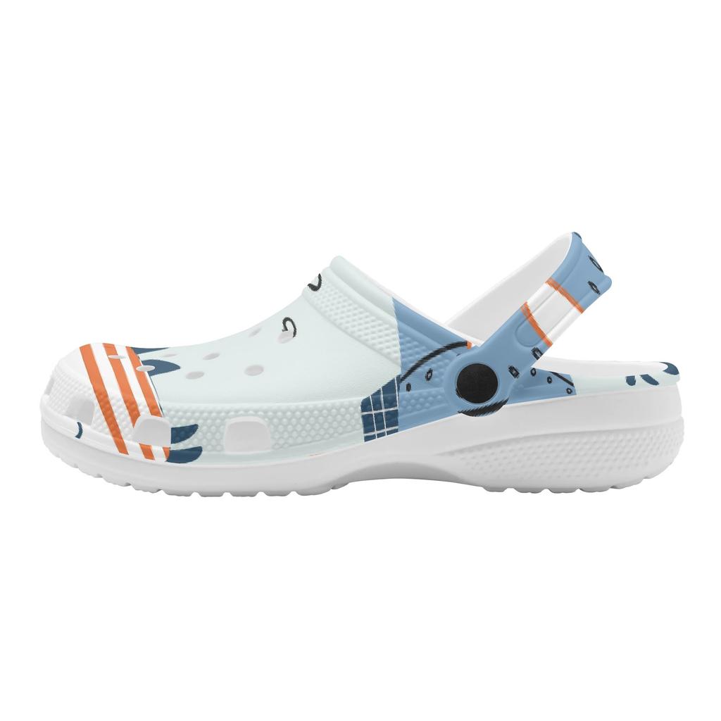 Pattern Printed EVA Clogs Women Men Breathable Lightweight Slip On Casual Footwear Soft Sole Summer Sandals Daily Walking
