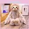 Adorable 50/70cm Sloth Plush Stuffed Toy Animal Soft Doll Perfect For Kids Gifts