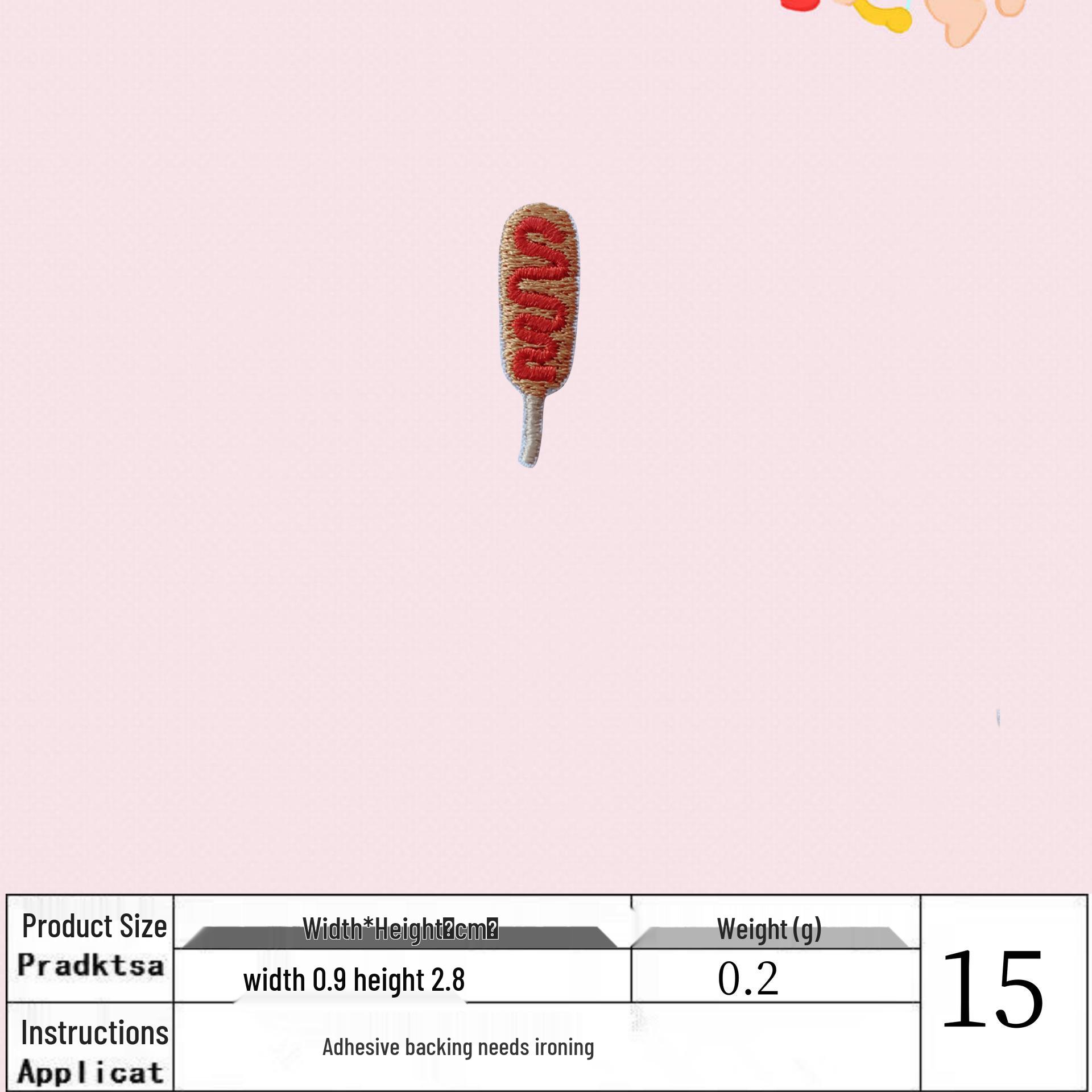 

Корейский мультяшный вышитый тканевый патч - Аппликационная нашивка ручной работы для DIY проектов