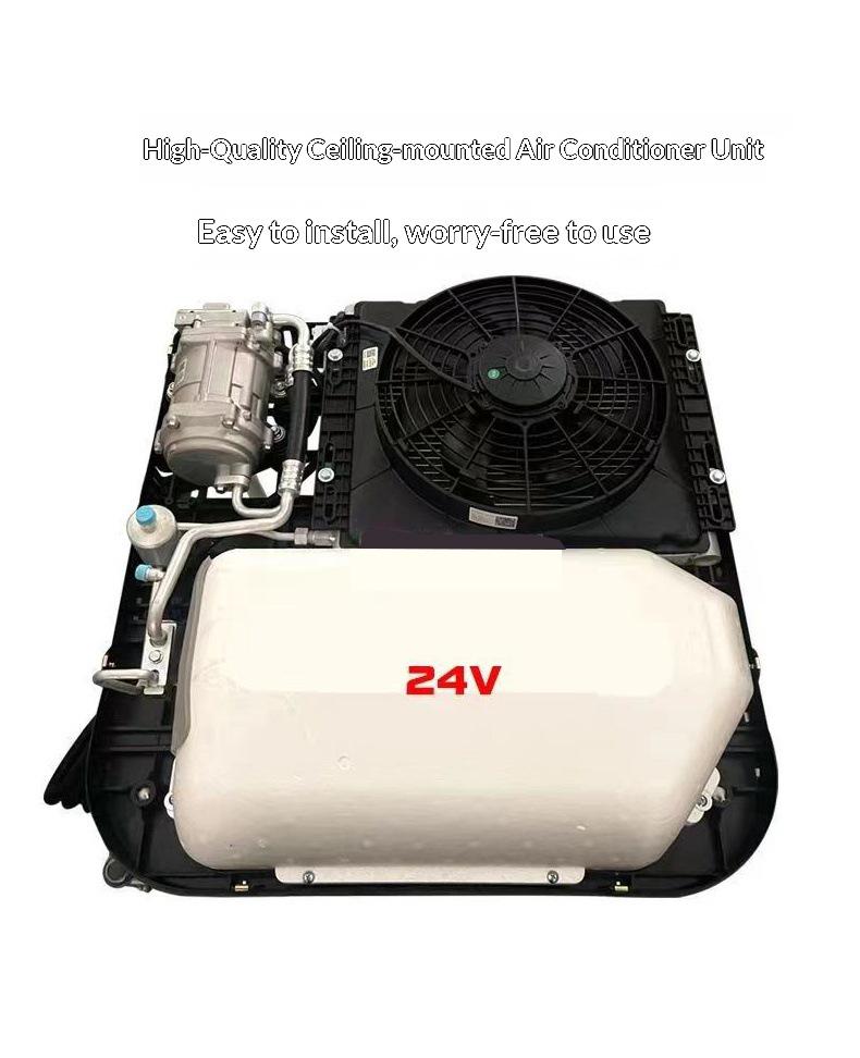 High-Capacity Electric Variable Frequency Top-Mounted Air Conditioner 12V/24V for Light Trucks & RVs