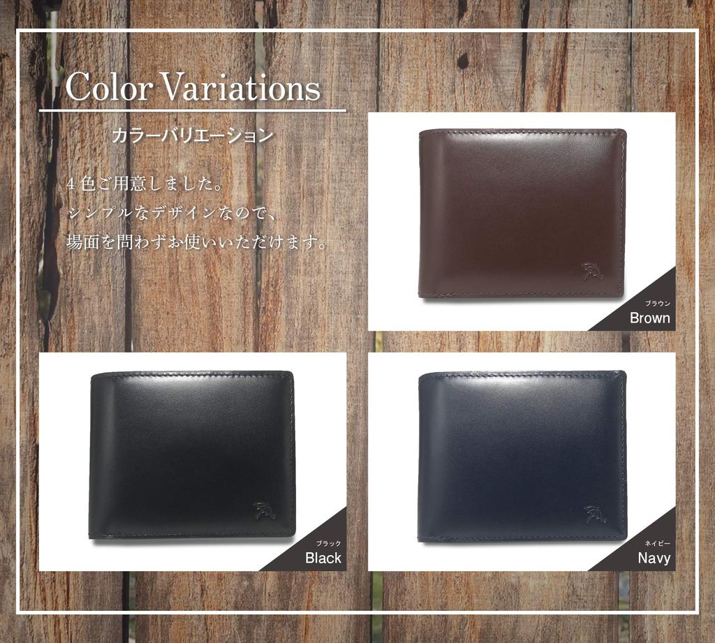 Arnold Palmer Genuine Leather Bifold Wallet Men's APS-3488 (Navy)