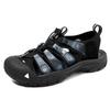 Herren Sommer-Sandalen für draußen, geschlossen, dicke Sohle, große Größen, lässige Strandschuhe
