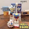 Anime Ultraman Taiga Yuanzu Figures Toothbrush Portable Transformable Retractable Soft Bristle Oral Care Brush Creative Gifts