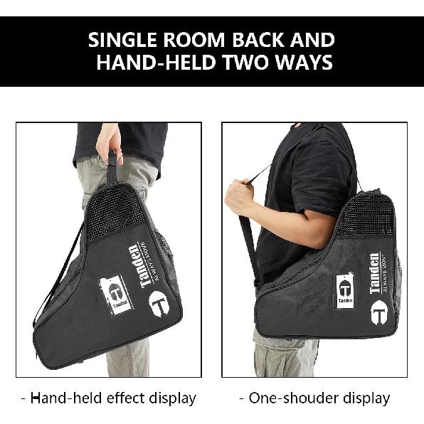 Roller Skate Bag Ice Skate Bag for Kids and Adult, Roller Blade Bag Figure Ice Skating Bag To Carry Ice Skates Inline Skate Bag