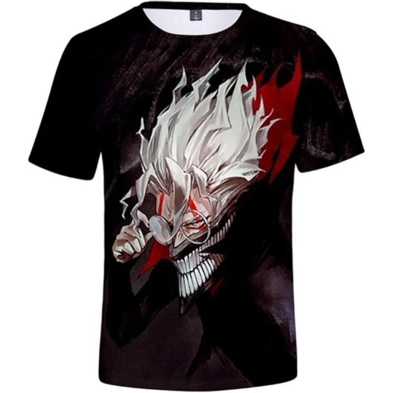 3D Print T-shirts Anime Manga Dandadan Men Women Round Neck Short Sleeve T Shirt Fashion Harajuku Kid Top Oversized Man Clothing