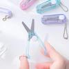 Transparent Mini Scissors, Retractable Folding Portable Scissors, Student Hand-made Paper Scissors