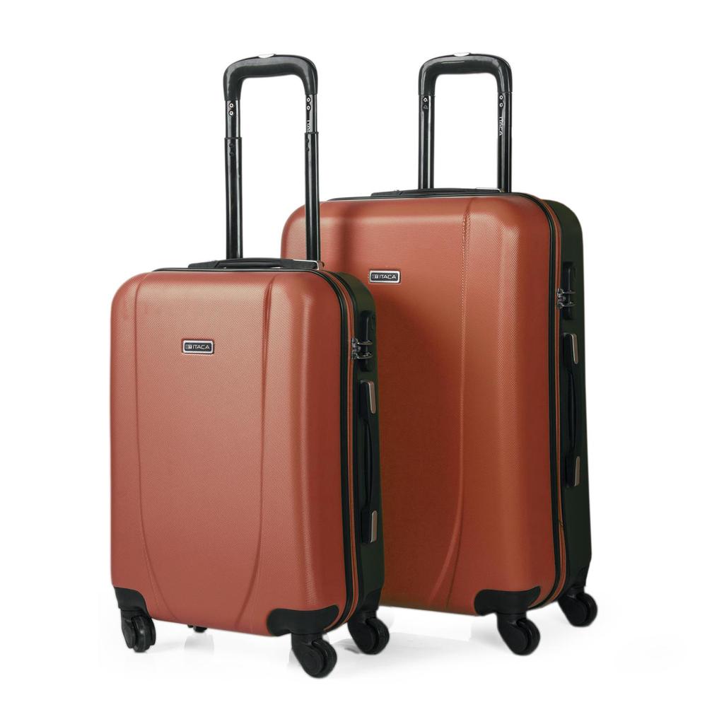 brown suitcase set