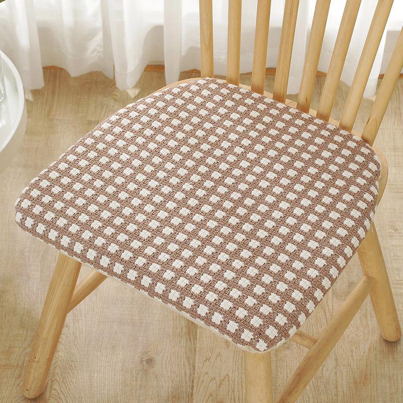 Retro Cushion Cover 40*43cm Plaid Simple Chair Bandage Chic Decoration Leisure Comfortable Design Home Popular Ins Winter Basic