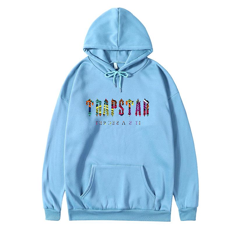 Sweater trendy brand printed hoodie autumn and winter sweater top