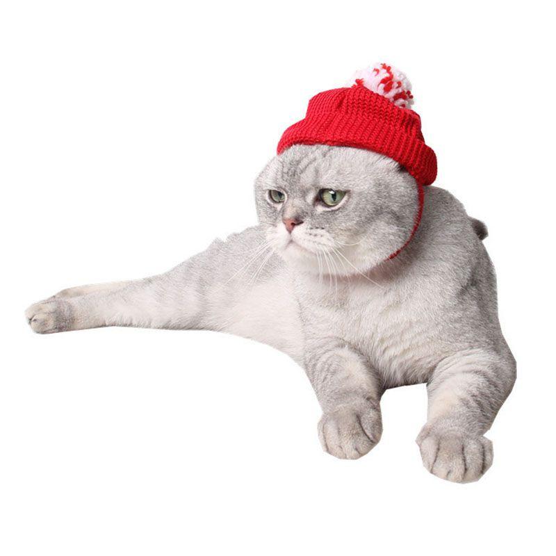 Versatile Halloween Xmas Pet Cat Dog Teddy Plush Hat Wizard Pumpkin Headgear Caps