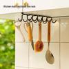 Cross-Border No-Punch Double Row Hook Hanging Cup Holder for Kitchen Storage