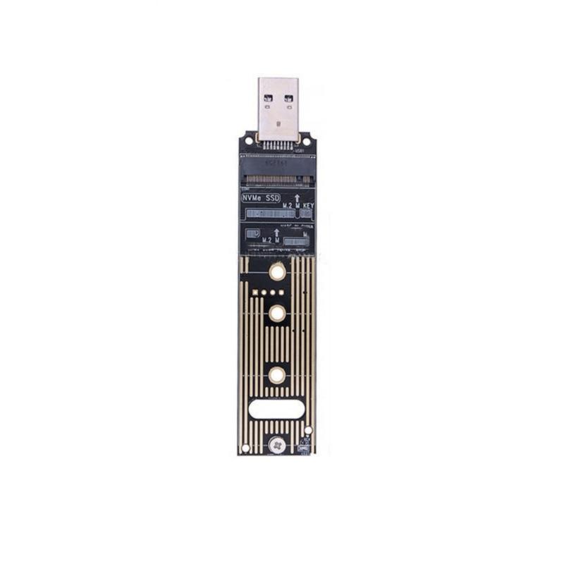 M.2 NVME SSDs to USB Adapter for Fast File Transfers Support for 2280 2260 2242 2230 Drive Type C/USB Interfaces