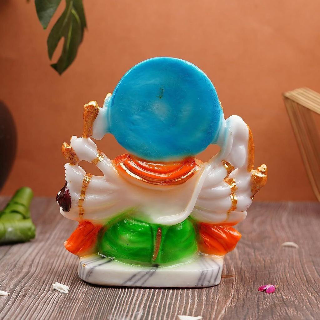 Panchmukhi Hanuman Ji Murti | Statue for Home Decor, Gifting, Protection from Evil Eye, 15.2 (Multi), Religious