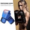 PU Kickboxing Protective Gloves Wearable Hand Protective Gloves Tear Resistant Training Sparring Gloves for Sports Supplies