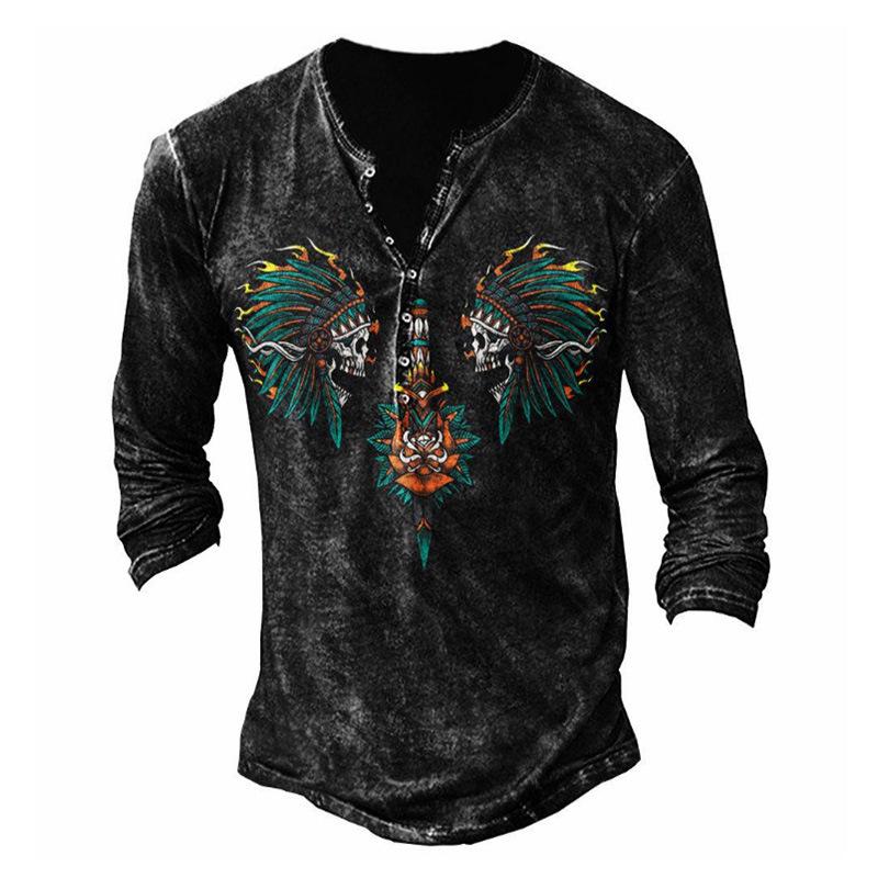 

Европейская и американская приталенная футболка большого размера с принтом без воротника, повседневная, с длинным рукавом S