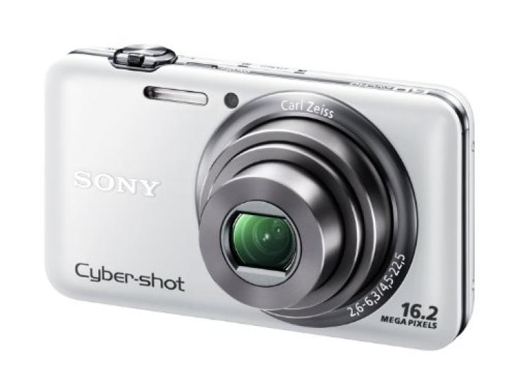 SONY Cybershot WX7 Digital Megapixel 5x Camera, 16.2 CMOS, Optical, White, DSC-WX7/W