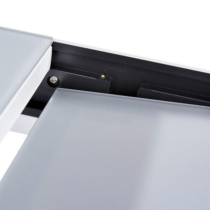 Garden Furniture Set Modulo T 8/12 + F 8 + C 4 Full Glass White Wilsa Garden