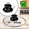 KADAX Glass Lid Universal Cover