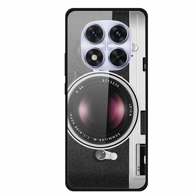 Hard Back Cover For Xiaomi Redmi Note 14 Pro 5G Case Soft Bumper Tempered Glass Case For Redmi Note 14 Pro 4G Case Note14 Pro