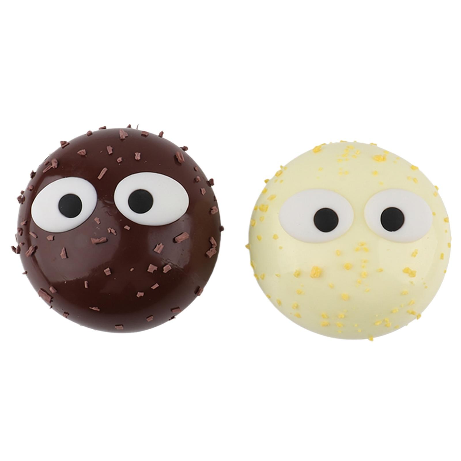 

Squishy Sensory Toy Set Soft Squeeze Stress Relief Balls with Textured Surface and Eye Design for Kids and Adults One Size