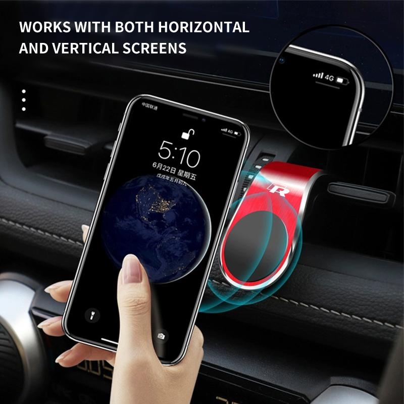 For Volkswagen VW Universal Magnetic Car Air Vent Phone Mount Stable Secure Grip Golf Jetta Passat Mk4 Mk5 Mk6 CC B5 B6 B7 Golf Ze8