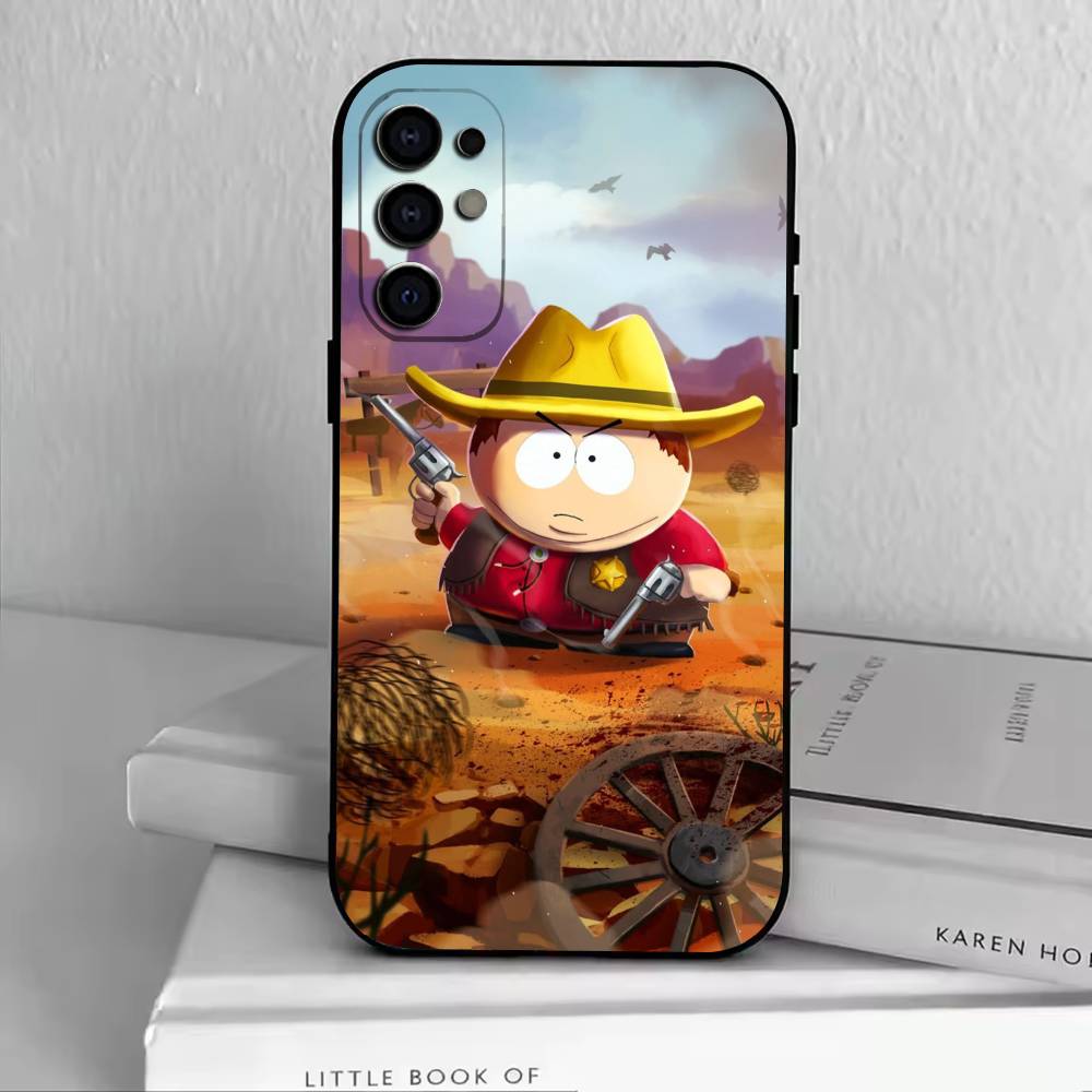 C-Cartoon S-Souths P-Park Handyhülle Für Samsung S25,S24,S21,S22,S23,S30,Ultra,S20,Plus,Fe,Lite,Note,10,Schwarze Hülle
