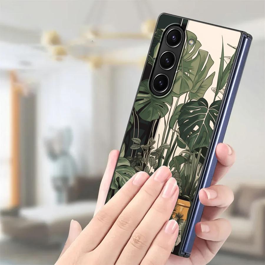 Flowers Beautiful Case for Samsung Galaxy ZFold7 ZFold3 ZFold5 Z Fold 7 6 5 4 3 ZFold6 ZFold4 Back Phone Cover