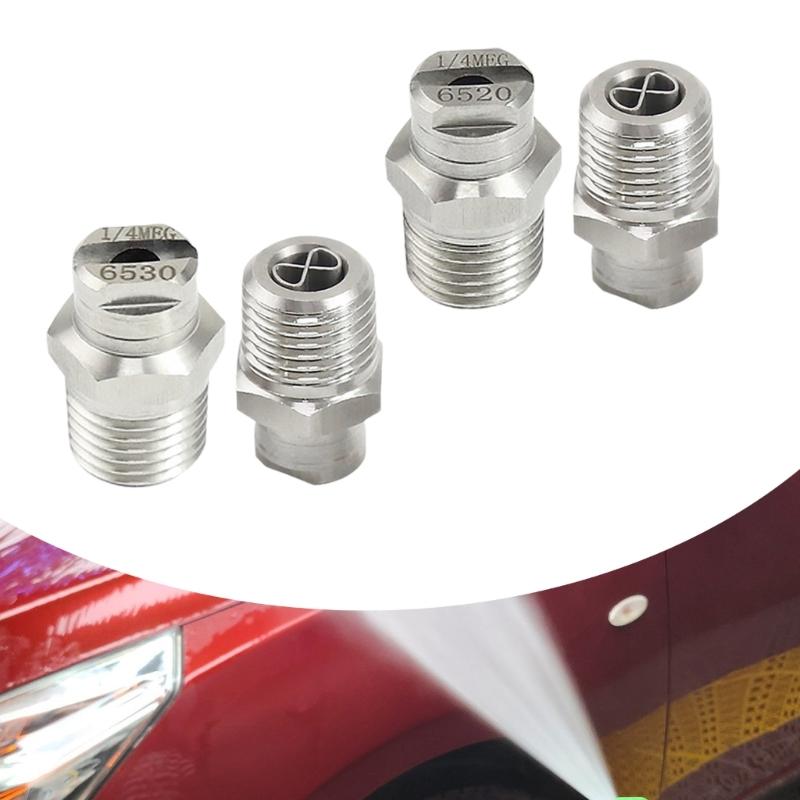 Steel Fan Shaped High Pressure Nozzle with Stabilizer High Performances Jet for Efficient Cleaning & Washing