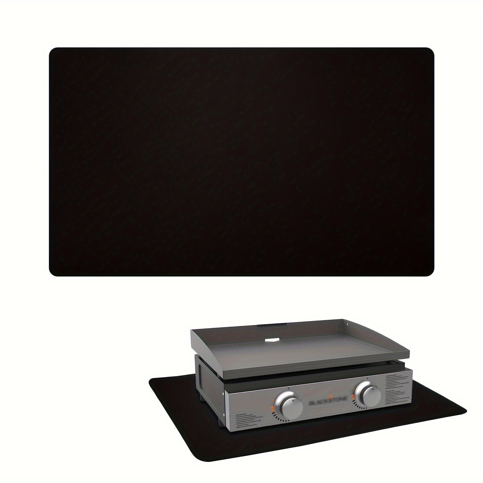 

Огнестойкие коврики для очага, защита под грилем, огнестойкий коврик для барбекю, огнестойкий нескользящий коврик для дровяной печи, коврик для курильницы 127*91CM чёрный