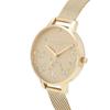 Authorized Dealer [OLIVIA BURTON] Olivia Burton Women's Watch OB16MB37 Sparkle Butterfly Demi Gold Mesh Gray Dial & White Mother-of-Pearl Butterfly