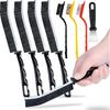 Scurvy Crevice Cleaning Brush, Multi-Purpse Hard Bristle Grout Brush for Cleaning Bathroom, Kitchen, Tiles, Corners, Teapot, Bottle, Tight Spaces &