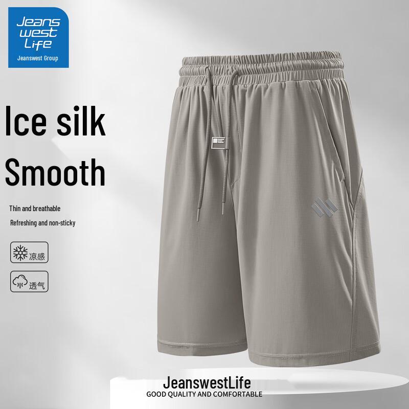 JEANSWEST LIFE Men s Quick-Dry Loose Casual Shorts M