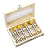 5pc Forstner Tips Hinge Boring Drill Bit Set for Carpentry Wood Window Hole Cutter Auger Wooden Drilling Dia 15 20 25 30 35mm