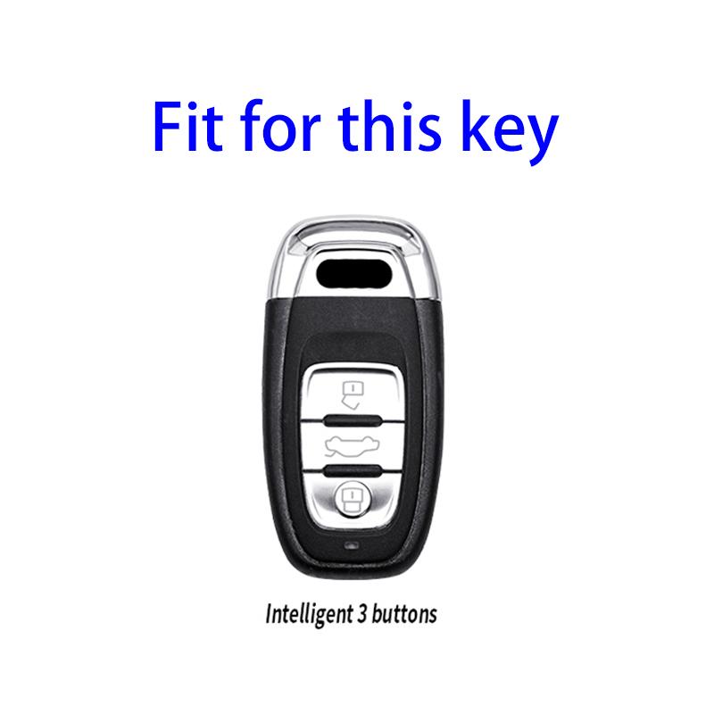 TPU Car Remote Key Case Cover Shell Fob for A1 A3 A4 A5 A6 A7 A8 Quattro Q3 Q5 Q7 S4 S5 S6 S7 S8 R8 TT Accessories