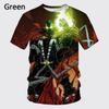 3D Print Sports Quick-dry Breathable Men T-shirt Animation Angel  Harajuku Street Cosplay Outdoor Casual Short-sleeve Top