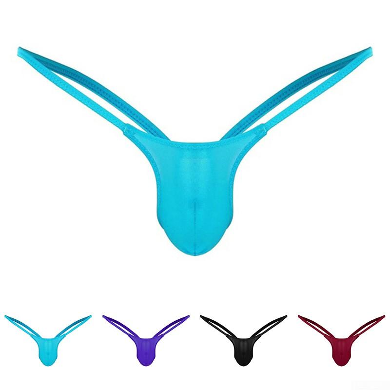 T-back Underwear Briefs Tanga Knickers Panties Low rise Solid Breathable