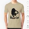 The Black Cat T Shirt Big Size 100 Cotton The Black Cat Movie Film Cat Kitten Horror Scare Vintage Oldschool Cinema Black Old