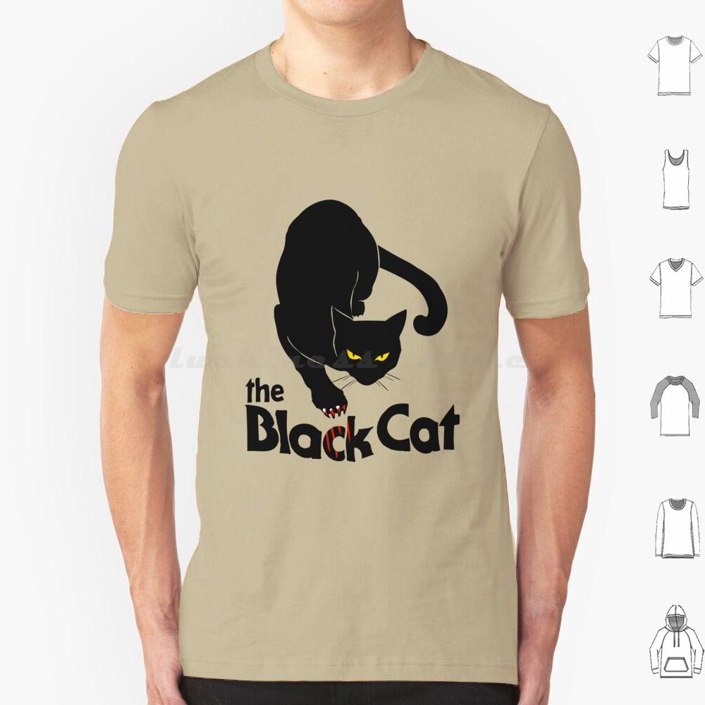 

The Black Cat T Shirt Big Size 100 Cotton The Black Cat Movie Film Cat Kitten Horror Scare Vintage Oldschool Cinema Black Old S