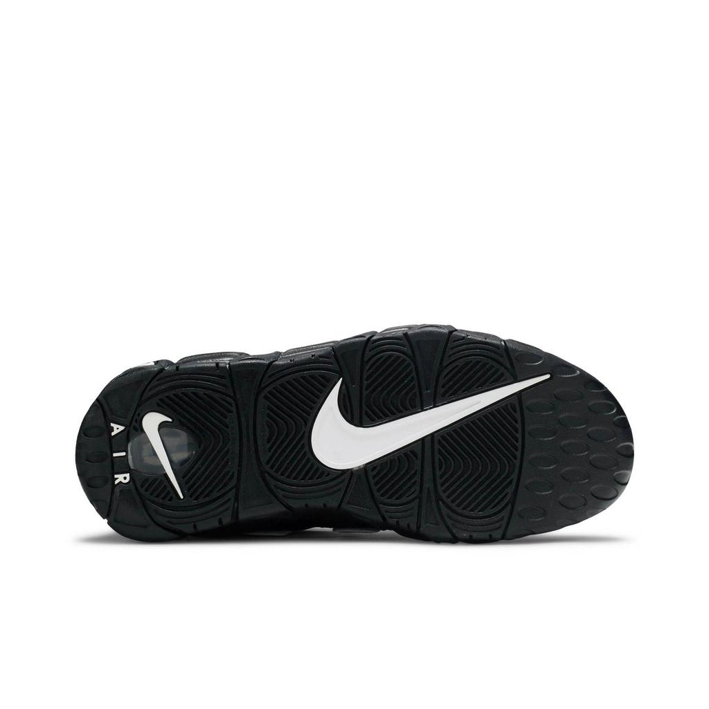 Nike Air More Uptempo Grade School 'Black' 2016 (Unisex) Black / White-Black Kids' Basketball Shoes 415082 002