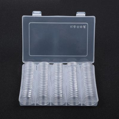 Schützen von Münzen Münzkästen Plastikaufbewahrung Sammlerstücke Etuis Aufbewahren von Münzen