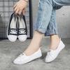 Genuine Leather, Light-mouth White Shoes, Children's Summer One-pedal Flat-soled New Thin and Versatile Single Shoes, Lazy Shoes